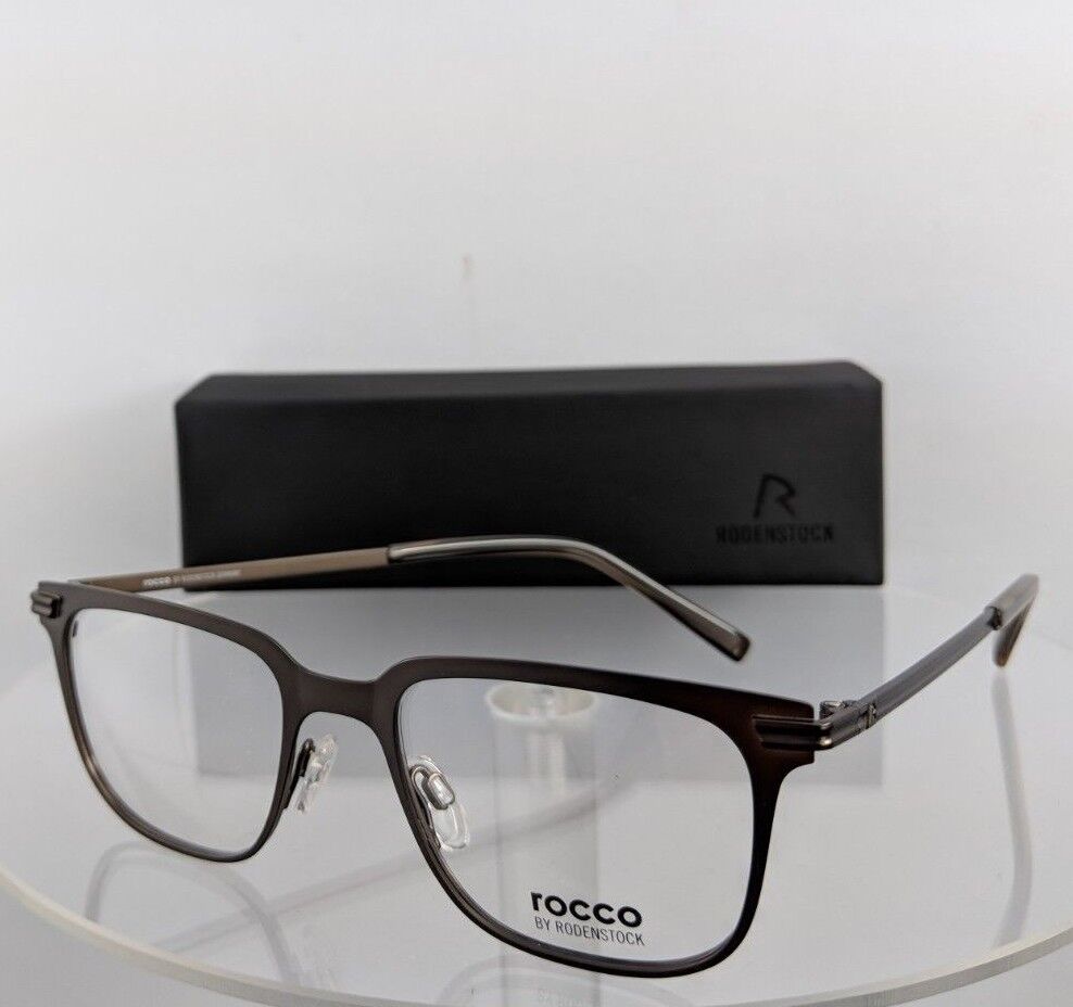 Brand New Authentic Rodenstock Eyeglasses RR 206 C Dark Copper Brown Frame