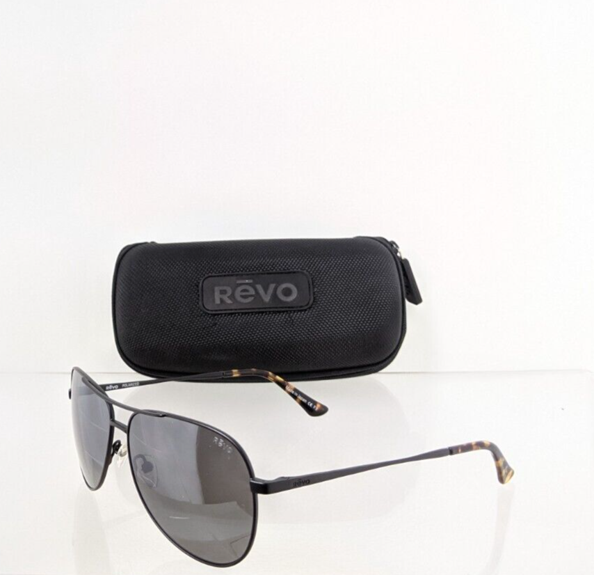 Brand New Authentic Revo Sunglasses Relay Re 1014 01 Black 59Mm Frame