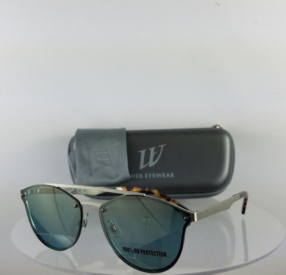 Brand New Authentic Web Sunglasses WE 0189 Col. 09X Silver 59mm Frame 189