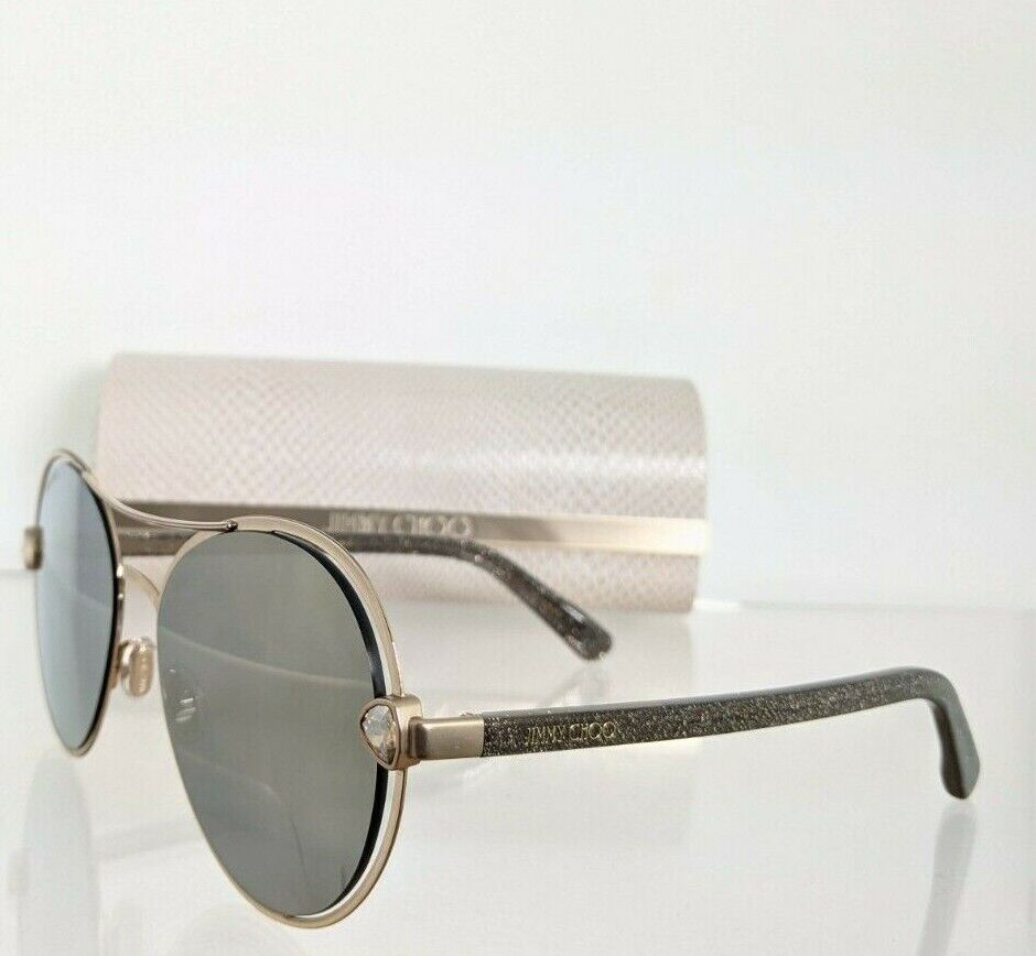 Brand New Authentic Jimmy Choo Sunglasses Sarah/S W8QJO Gold 56mm Frame Sarah