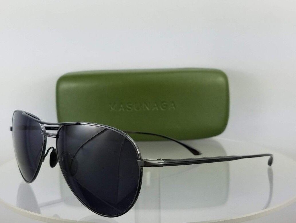 Brand New Authentic MASUNAGA Sunglasses 9006 #39 59mm Gunmetal Frame Japan