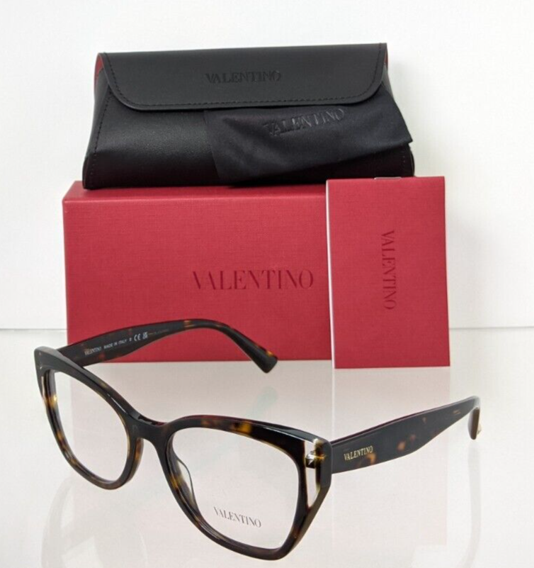 New Authentic Valentino Eyeglasses VA 3029 5002 53mm 3029 Tortoise Frame