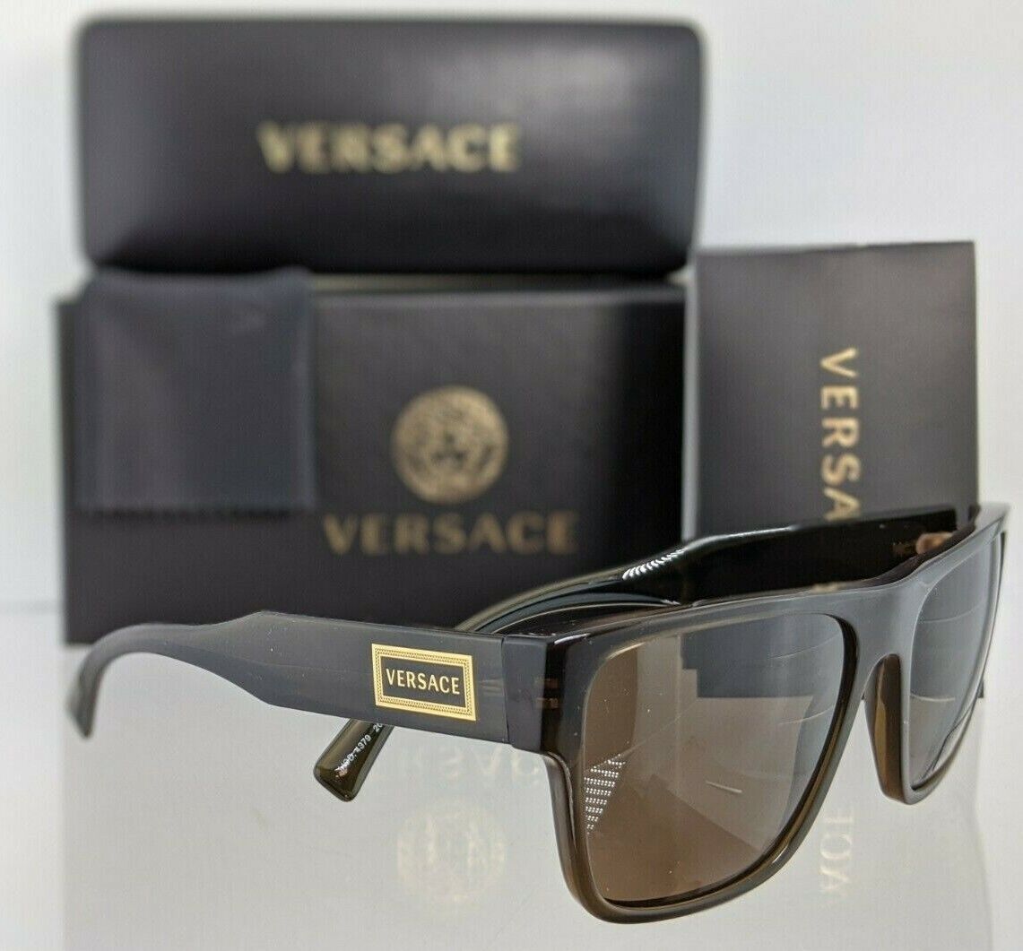 Brand New Authentic Versace Sunglasses Mod. 4379 200/73 56mm Brown Frame