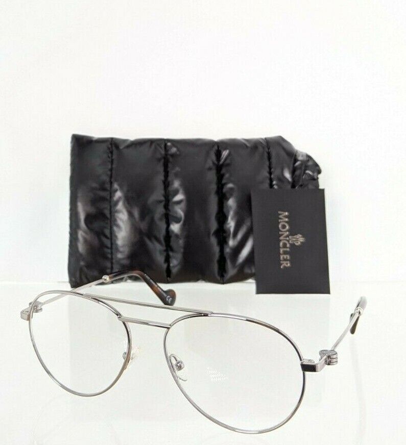 Brand New Authentic Moncler Eyeglasses ML 5023 014 54mm Gunmetal Frame