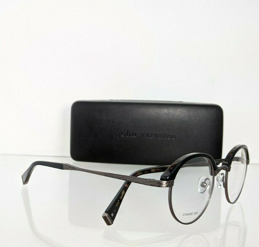 Brand New Authentic John Varvatos Eyeglasses V 152 Antique Gunmetal 47mm Frame