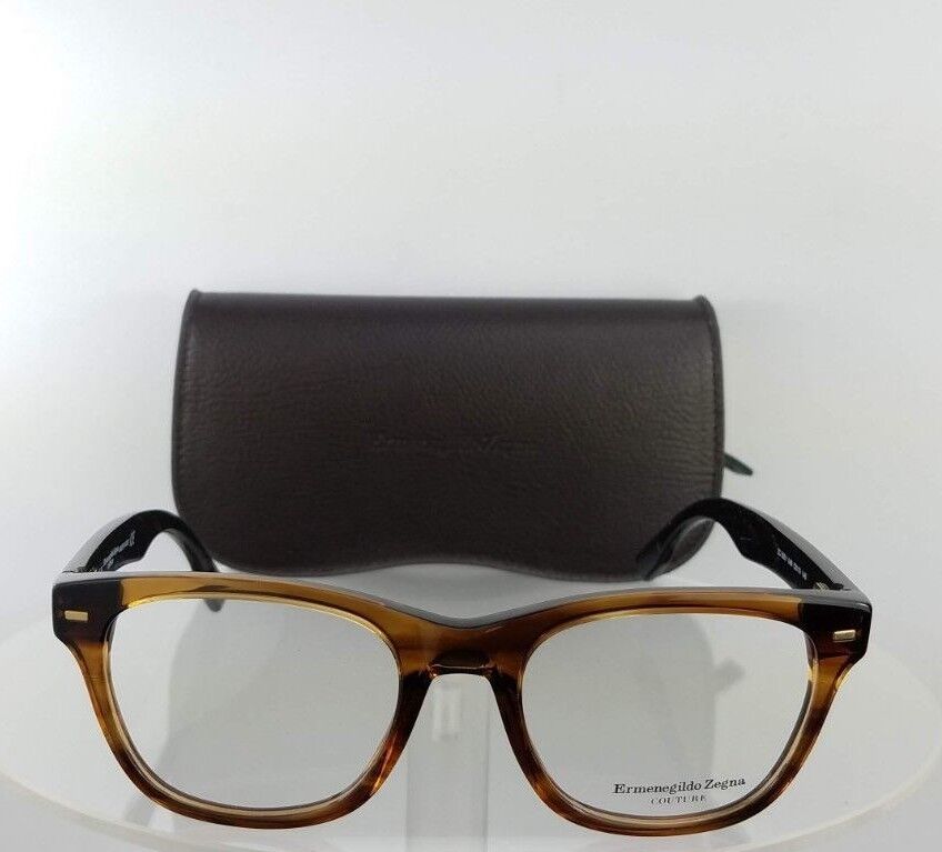 Brand New Authentic Ermenegildo Zegna Couture Eyeglasses EZ 5001 048 52mm Brown