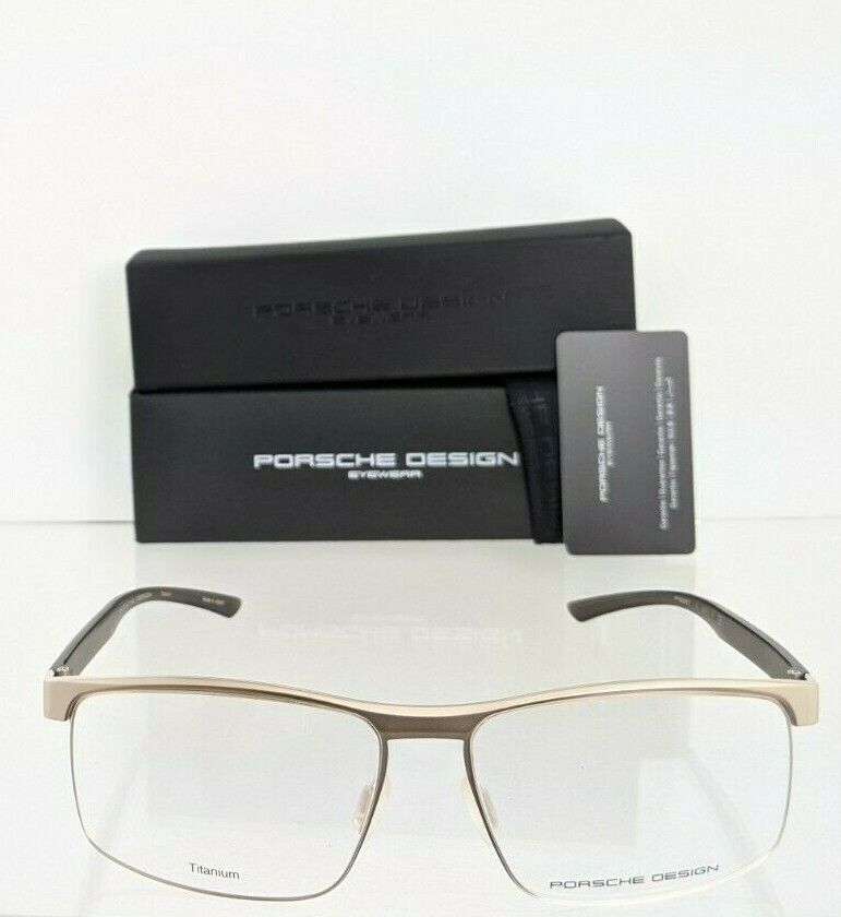 Brand New Authentic Porsche Design Eyeglasses P' 8297 B 58mm Titanium Frame