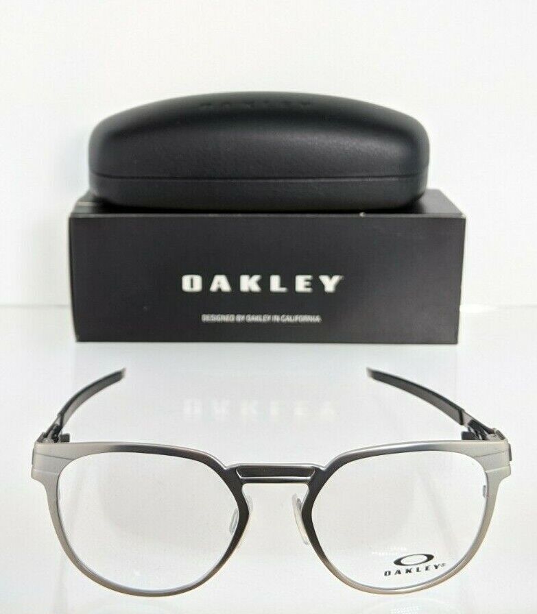 Brand New Authentic Oakley Eyeglasses OX3229 0350 Satin Chrome Titanium 3229