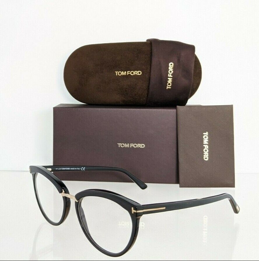 Brand New Authentic Tom Ford Eyeglasses TF 5551 001 Frame FT 5551-B 54mm Frame