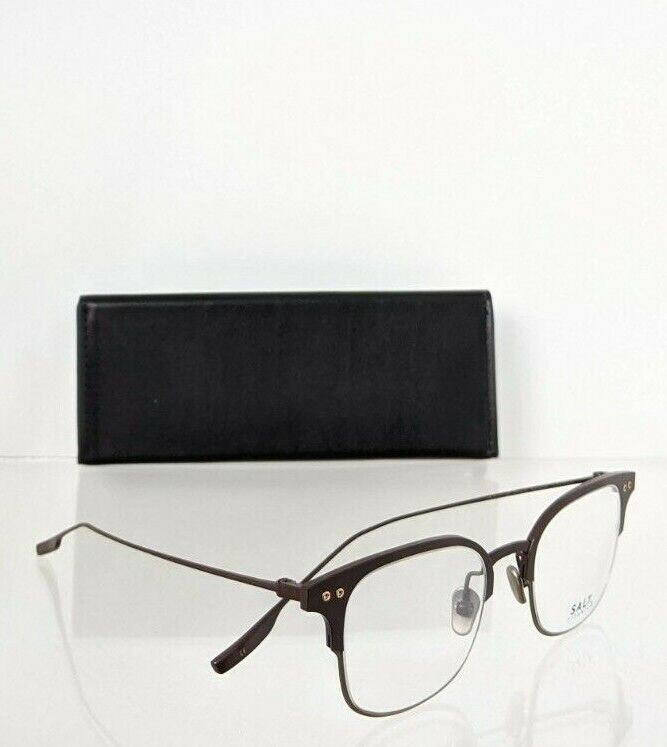 Brand New Authentic Salt Eyeglasses VAUGHN TKC/ATQG Brown Frame 48mm