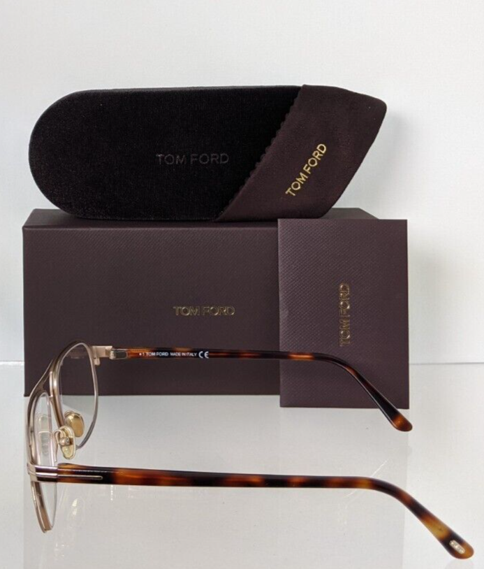 Brand New Authentic Tom Ford TF 5751 Eyeglasses 028FT 5751-B 55mm Gold Frame