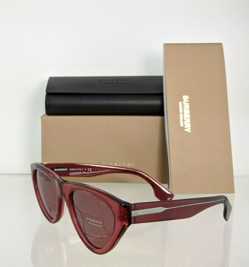 Brand New Authentic Burberry BE 4285 Sunglasses 3796/75 Plum Frame 52mm