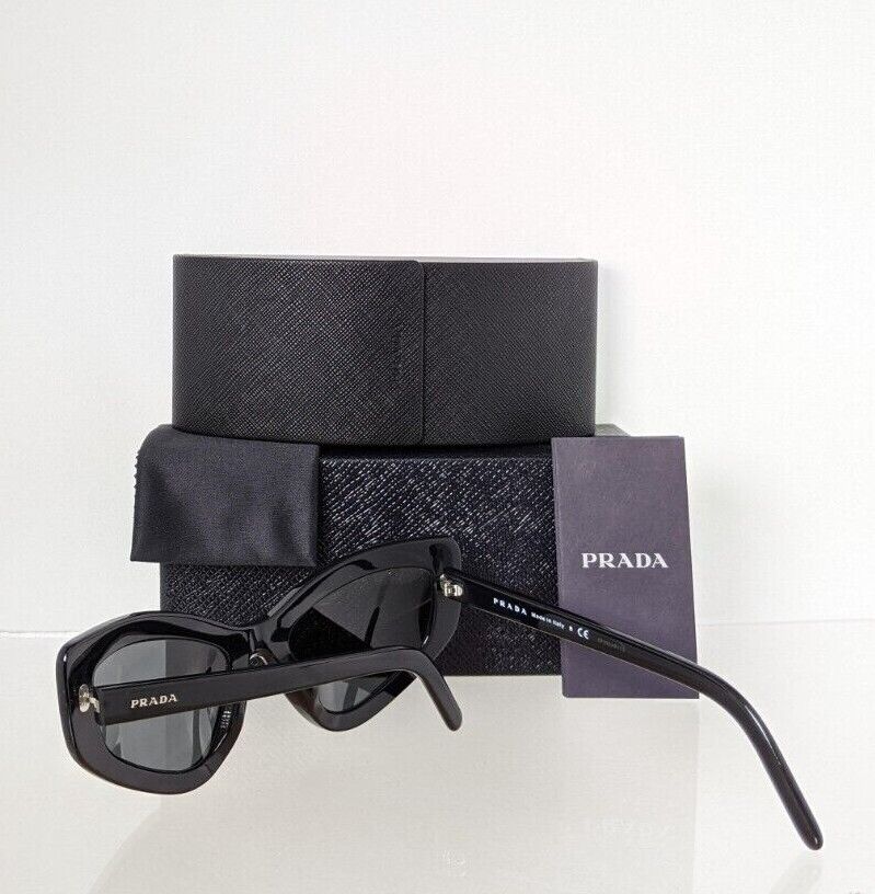 Brand New Authentic Prada Sunglasses SPR 11V-F Sunglasses 1AB - 5S0 Dark Black