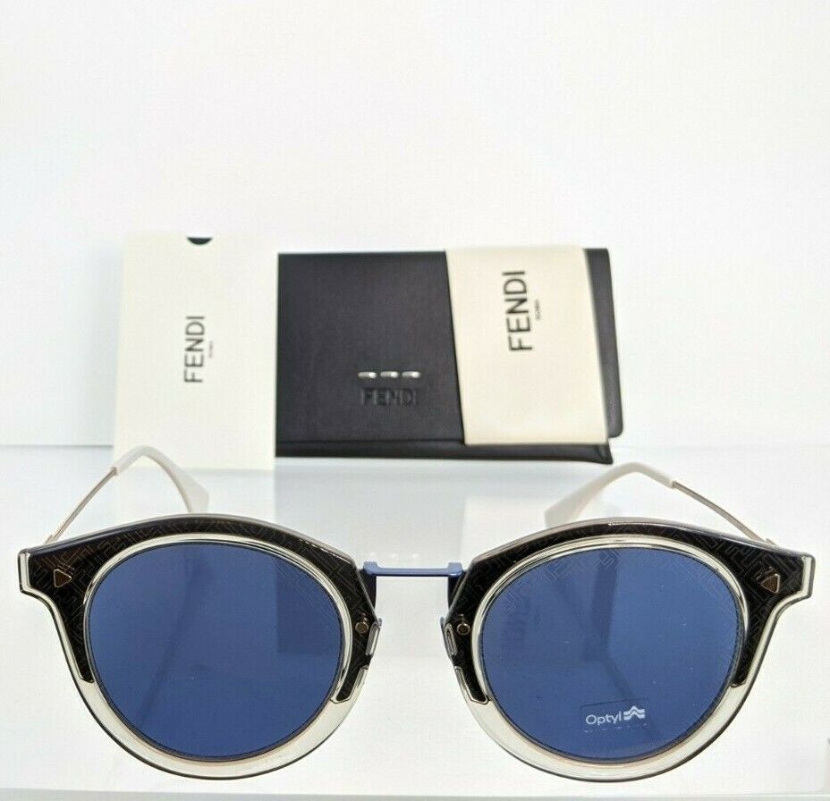 Brand New Authentic Fendi FF M0044/G/S Sunglasses 09VKU Gold Frame 0044 47mm