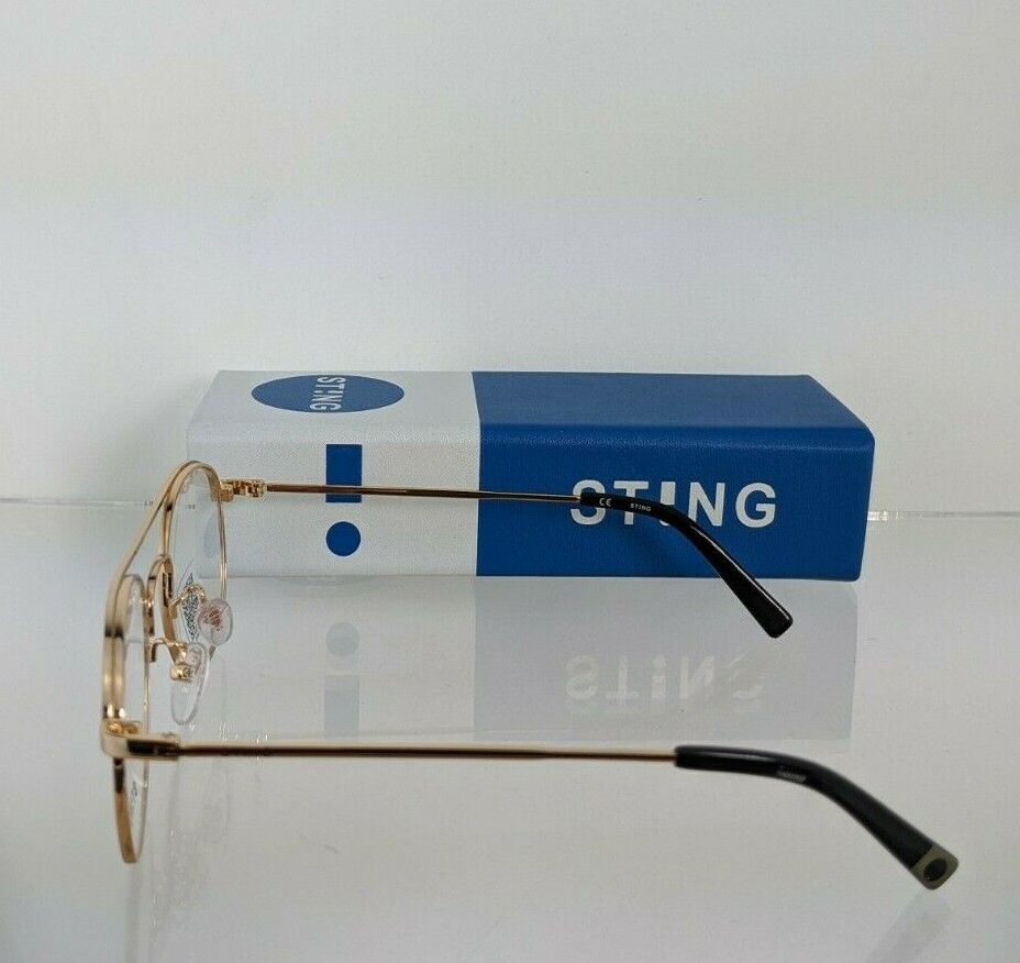 Brand New Authentic Sting Occhiali Eyeglasses Circles 1 VST 410 Col. 0300 Gold