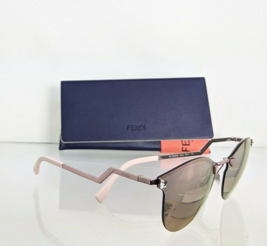 Brand New Authentic Fendi FF 0040/S Sunglasses 35J0J Pink 60mm Frame 0040