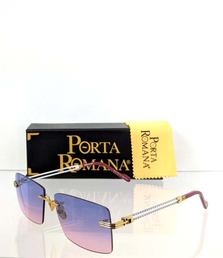 New Authentic Porta Romana 1010 Sunglasses Col. 100 1010 Vintage Frame