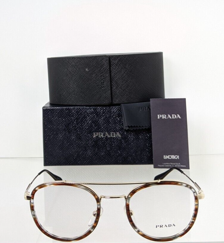 Brand New Authentic Prada Eyeglasses VPR 66X 06A - 1O1 56mm Frame 50Y