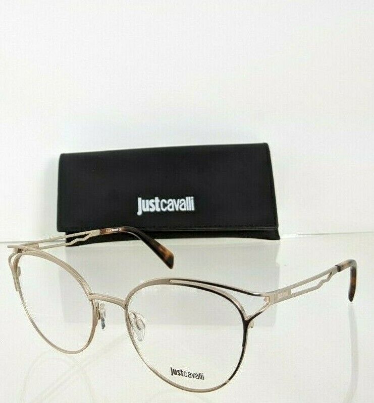 Brand New Authentic Just Cavalli Eyeglasses JC 0860 029 Gold Frame JC0860