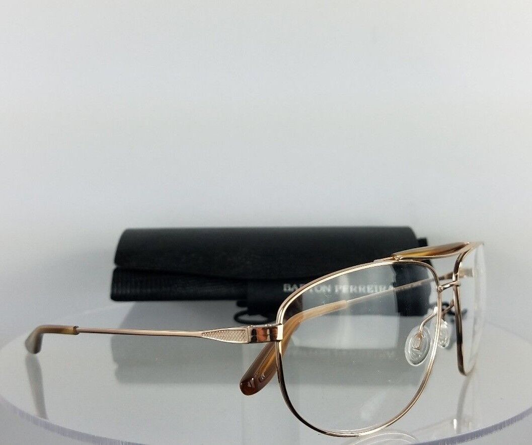 Brand New Authentic Barton Perreira Eyeglasses Libertine ROG/UMT Rose Gold