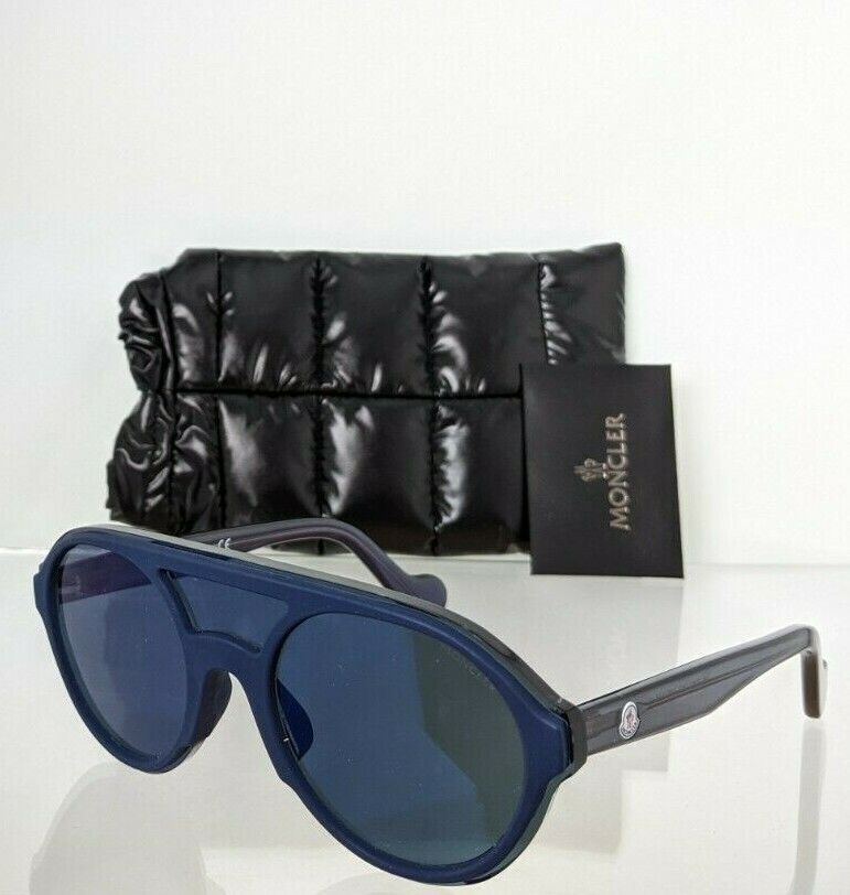 Brand New Authentic Moncler Sunglasses MR MONCLER ML 0052 91C Blue 140mm