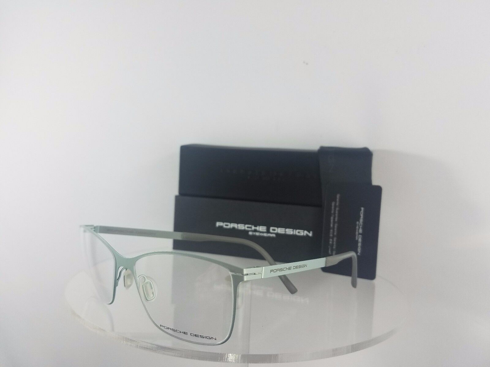 New Authentic Porsche Design P 8262 B Eyeglasses Titanium P'8262 Matte Green Blu