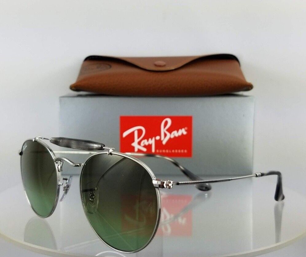 Brand New Authentic Ray Ban RB 3747 Sunglasses 003/A6 Silver 50mm RB3747 Frame