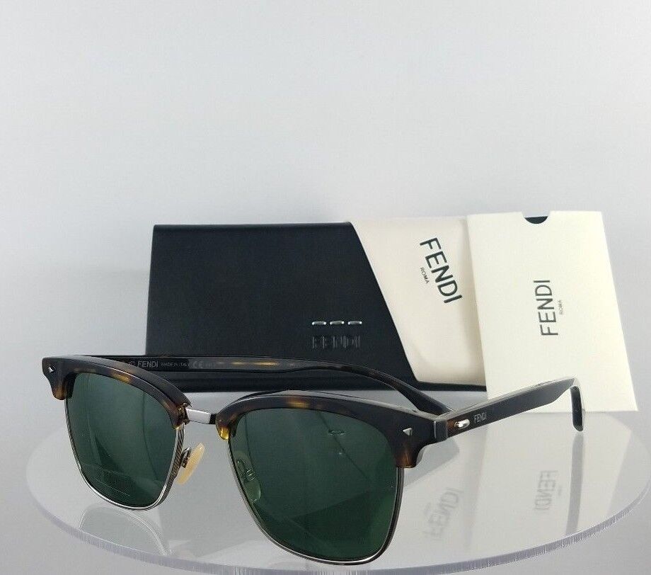 Brand New Authentic Fendi FF 0003/S Sunglasses 086QT Tortoise 52mm Frame 0003