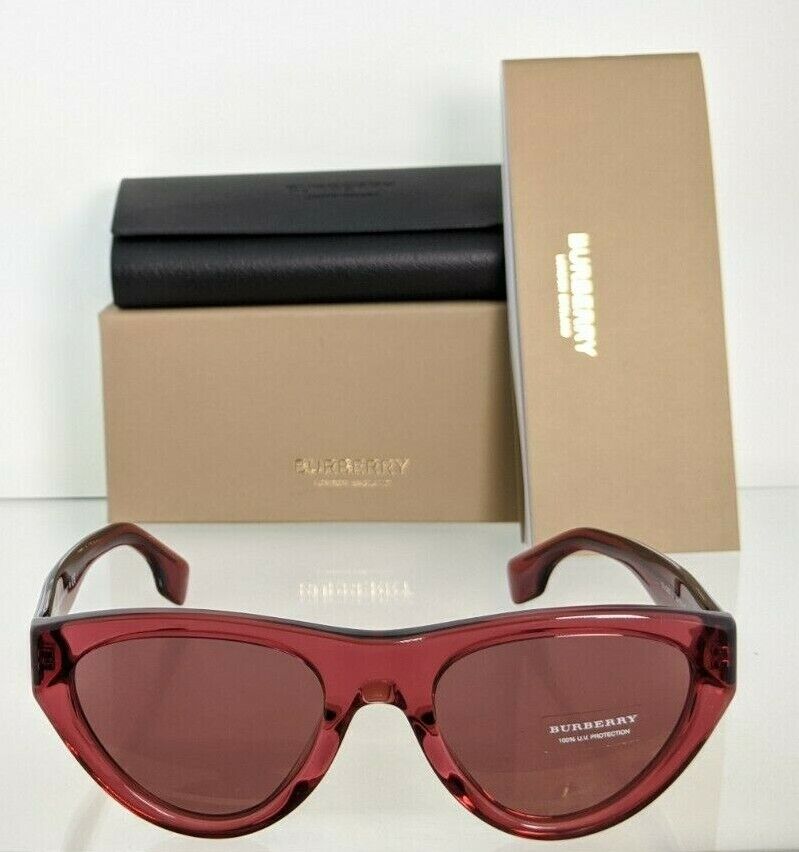 Brand New Authentic Burberry BE 4285 Sunglasses 3796/75 Plum Frame 52mm