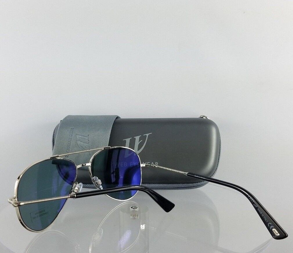Brand New Authentic Web Sunglasses WE 216 Col. 01A Silver 58mm Frame 0216