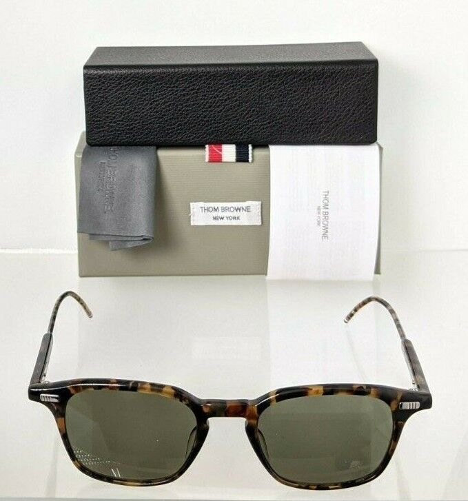 Brand New Authentic Thom Browne Sunglasses TBS 406-B-T TKT TB-406 Tortoise Frame