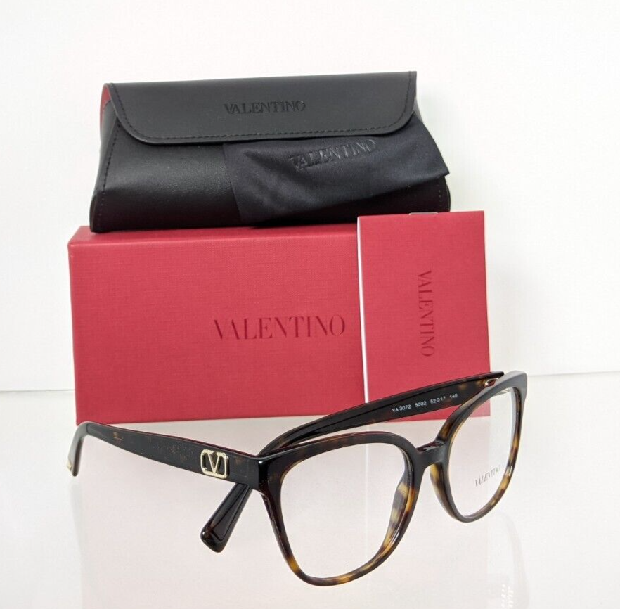 New Authentic Valentino Eyeglasses VA 3072 5002 52mm 3072 Tortoise Frame