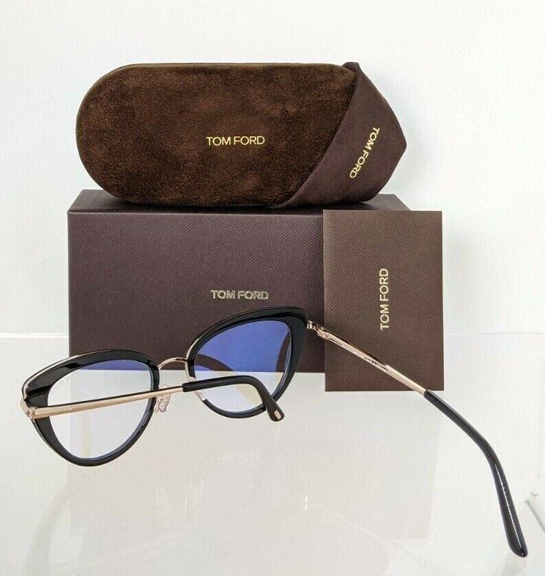 Brand New Authentic Tom Ford TF 5580 Eyeglasses 001 Frame FT 5580-B 53mm Frame