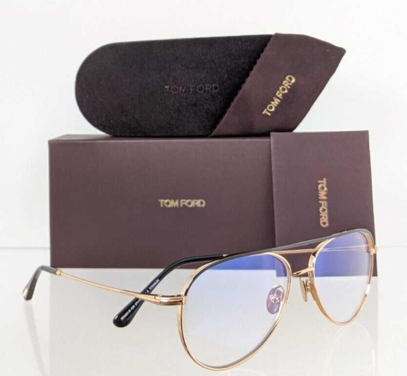 Brand New Authentic Tom Ford TF 5750 Eyeglasses 5750-B 001 FT 52mm Frame