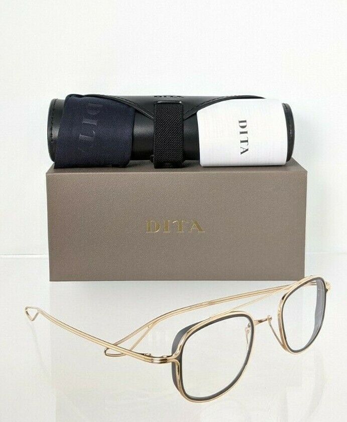 Brand New Authentic Dita Eyeglasses TESSEL DTX-118-46-02 Gold 46mm Frame