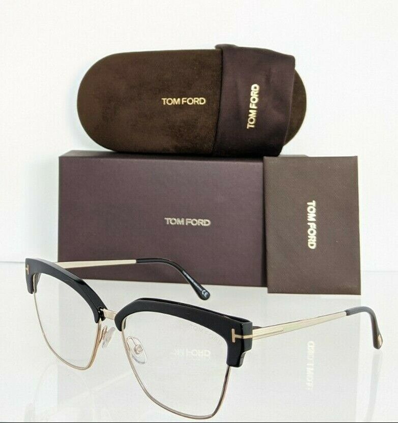 Brand New Authentic Tom Ford Eyeglasses TF 5547 001 Frame FT 5547-B 54mm Frame