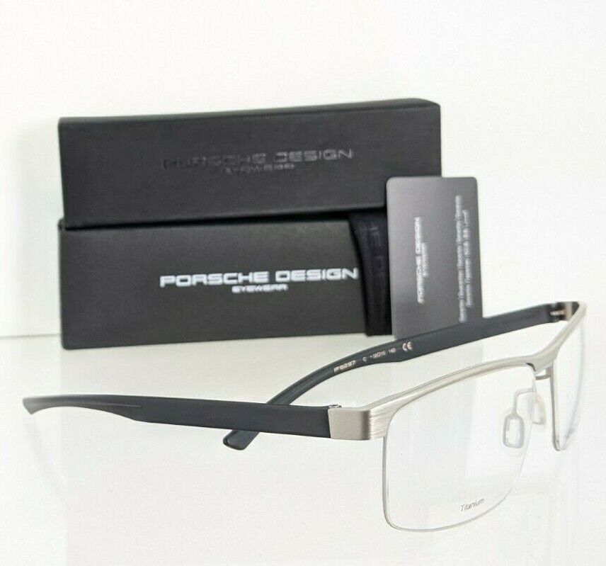 Brand New Authentic Porsche Design Eyeglasses P' 8297 C 58mm Titanium Frame