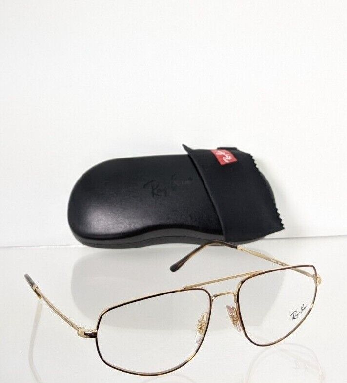 Brand New Authentic Ray Ban Eyeglasses RB 6455 2945 57mm RB 6455 Gold Brown