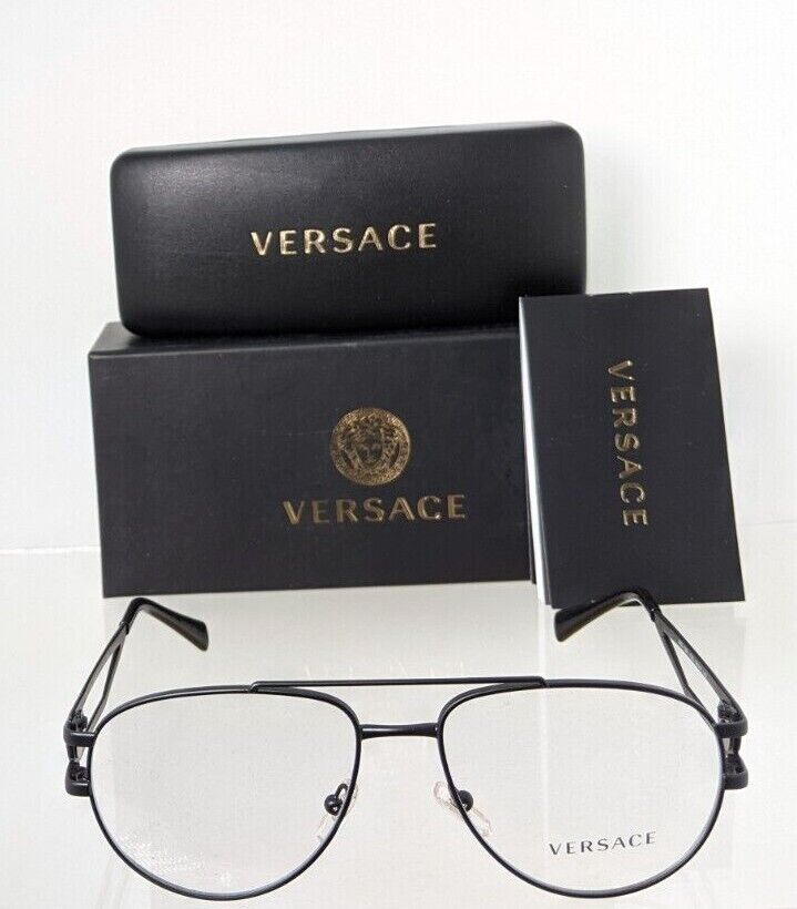 Brand New Authentic Versace Eyeglasses MOD. 1269 1009 55mm Black 1269 Frame