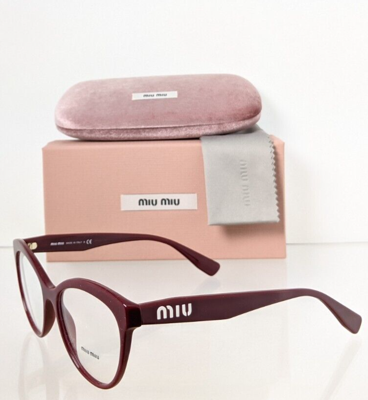 Brand New Authentic Miu Miu Eyeglasses VMU 04R USH - 1O1 Burgundy Frame