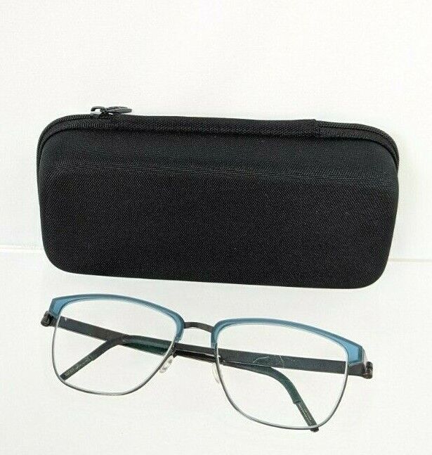 Brand New Authentic LINDBERG Eyeglasses 9833 Blue Gunmetal PU9 9833 52mm