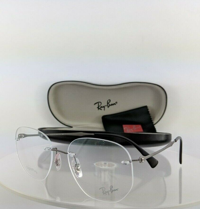 Brand New Authentic Ray Ban Eyeglasses RB 8754 1128 52mm Matte Grey Frame R8754