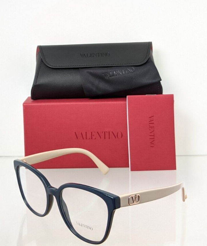 New Authentic Valentino Eyeglasses VA 3072 5034 54mm 3072 Navy Frame