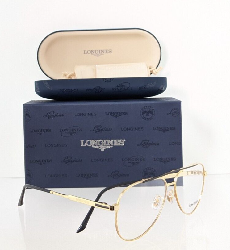 Brand New Authentic Longines Lg5003 H Eyeglasses 5003 Gold 56Mm Frame