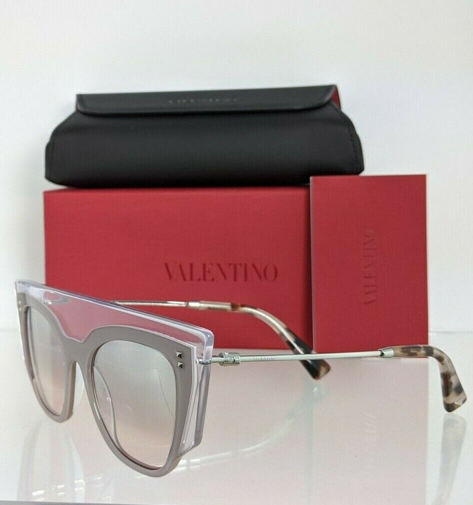 Brand New Authentic Valentino Sunglasses VA 4035 5088/8Z 49mm Gold Pink Frame