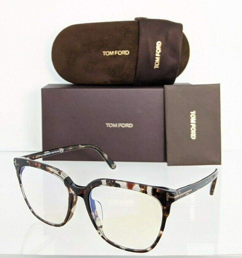 Brand New Authentic Tom Ford TF 5599 Eyeglasses 55A Frame FT 5599-F-B 53mm