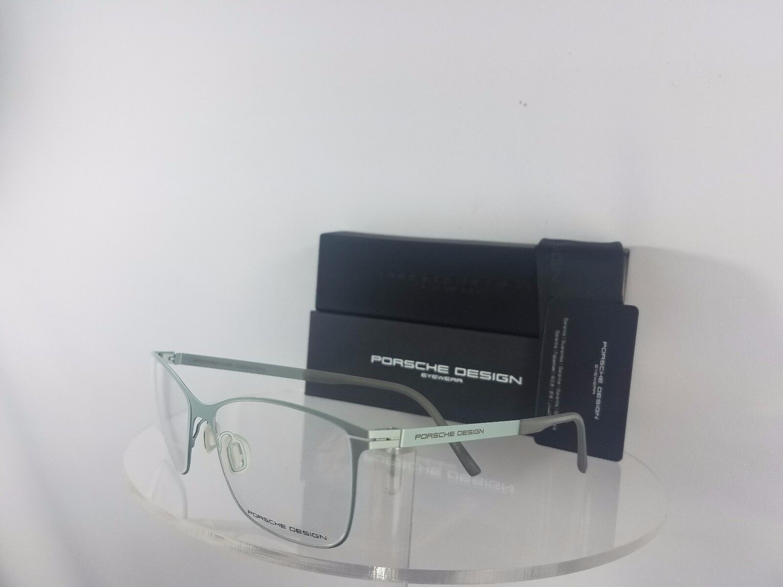 New Authentic Porsche Design P 8262 B Eyeglasses Titanium P'8262 Matte Green Blu