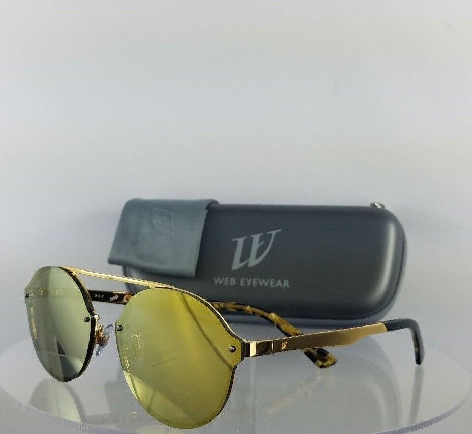 Brand New Authentic Web Sunglasses WE 0181 Col. 30G Gold 58mm Frame 181