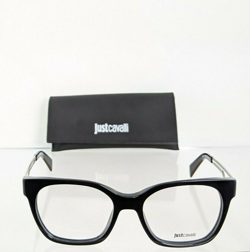 Brand New Authentic Just Cavalli Eyeglasses JC 0801 001 Black Frame JC801