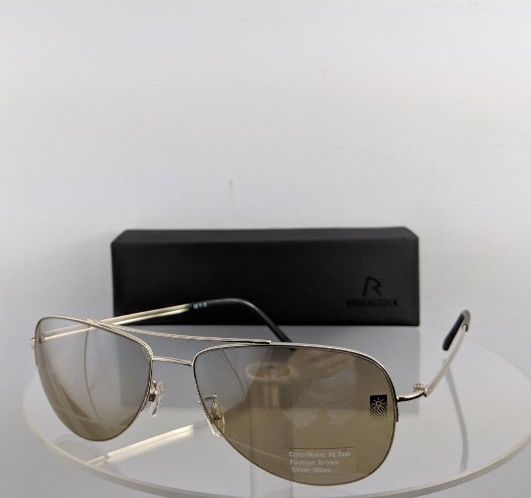 Brand New Authentic Rodenstock Sunglasses R 1380 B Gold Frame 60mm